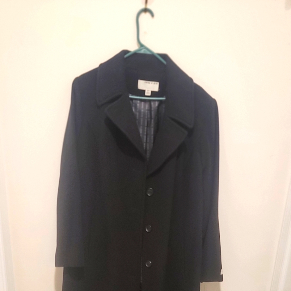 Elegant Black Dressed Overcoat XXLT; NWT